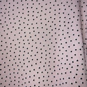 Adrianna papell 1X mini heart print pink blouse